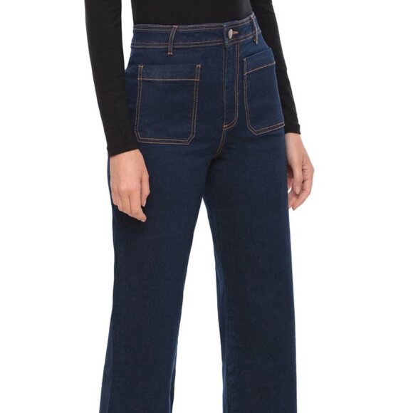 NEW BAGATELLE Wide Leg Denim Jeans royal for women 261mn - Picture 4 of 10